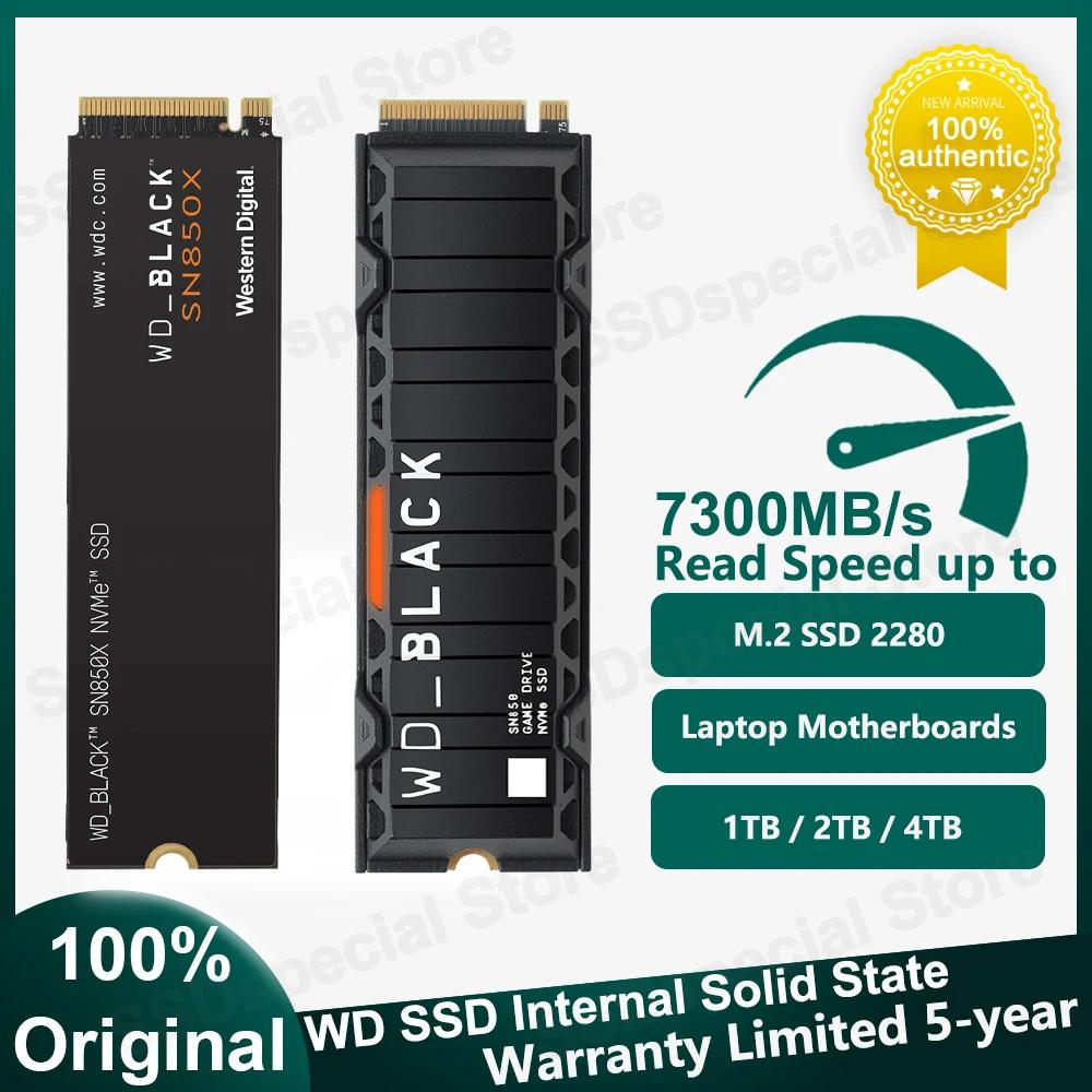 WD BLACK SN850X NVMe  ̹ SSD ָ Ʈ ̺, 濭 , ÷̼̽ 5 Gen4 PCIe M.2 2280 ۵, 1TB, 2TB, 4TB